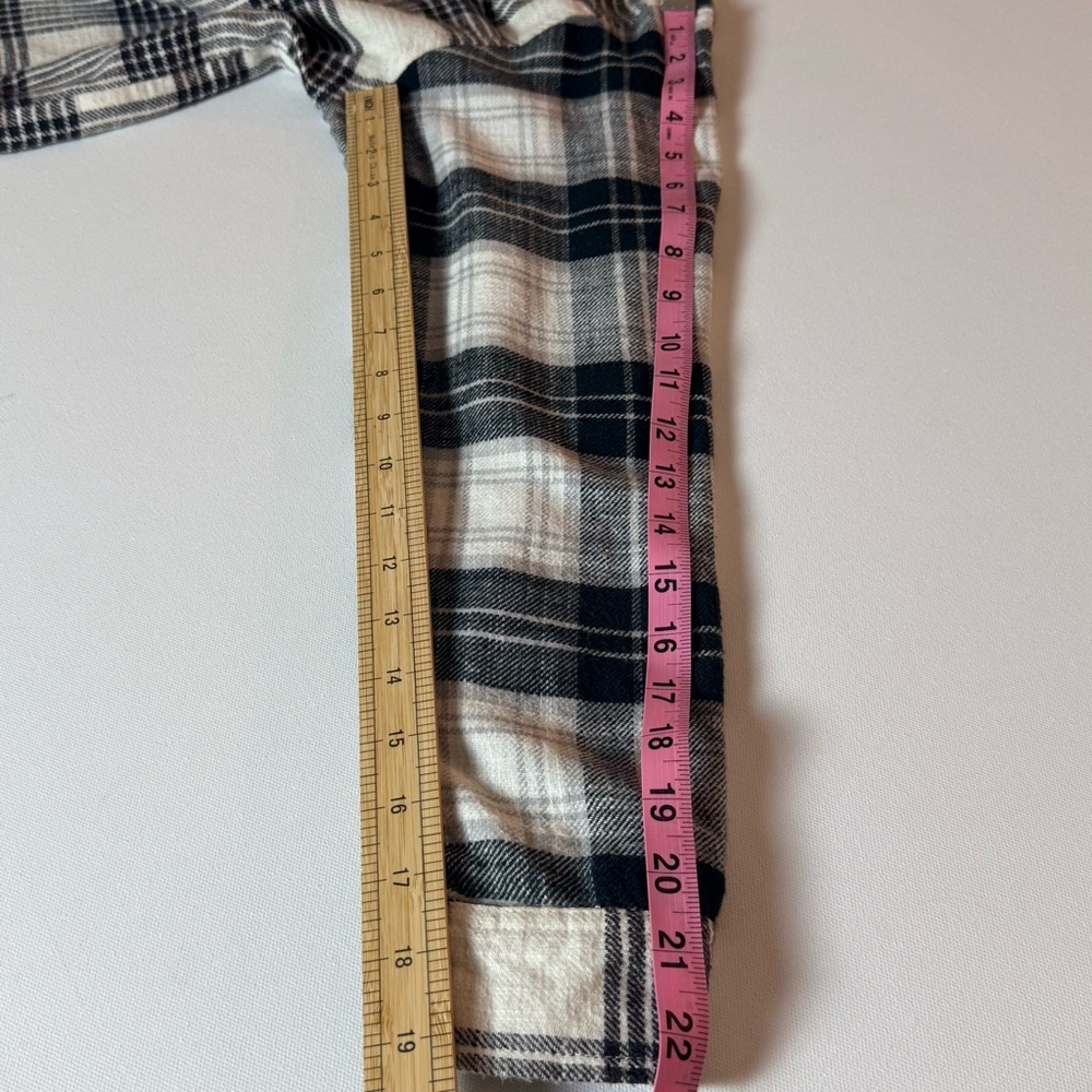 American Eagle Plaid Button-Down Shirt Women’s Small – Cropped Flannel - Picture 9 of 9